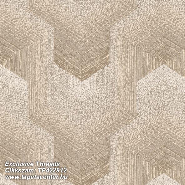 Egyszínű,geometriai mintás,textil hatású,bézs-drapp,lemosható,vlies tapéta 